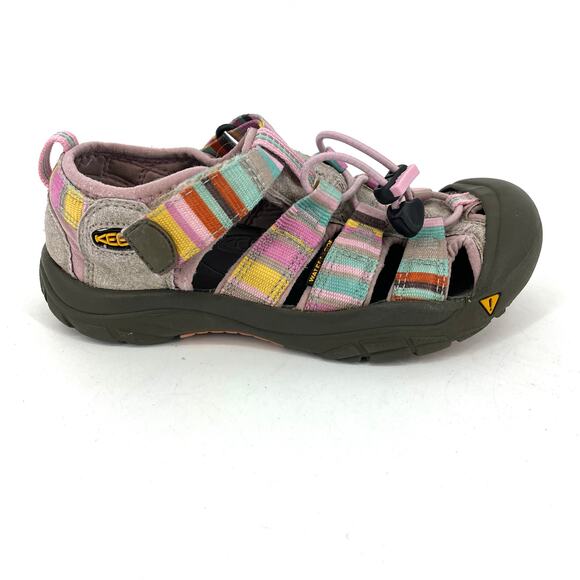 Keen Kids 3 (EU35) Pink Rainbow Newport Water Sandal Closed Toe - Picture 2 of 9
